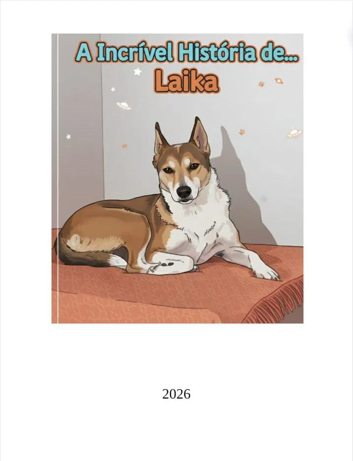 Capa do ebook A Incrível História de... Laika